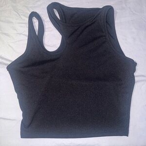 Ribbed Cropped Tank Top